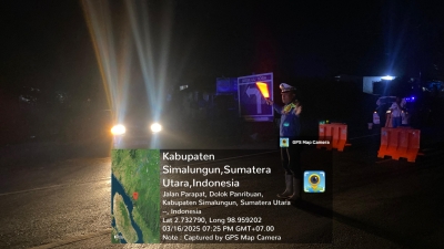 Polisi Bergerak Cepat Untuk Masyarakat Yang Melintas Tetap Dapat Merasa Aman