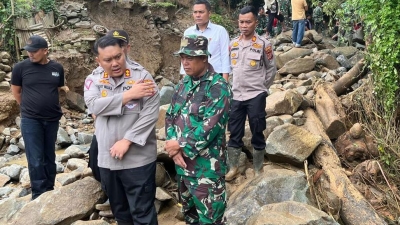 Polres Simalungun Dan Pihak Terkait Sukses Pulihkan Akses Jalan Di Parapat