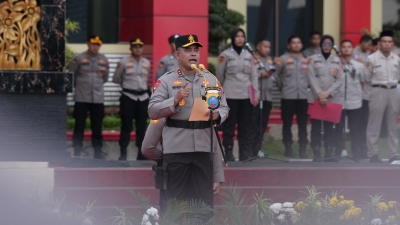 Serah Terima Jabatan PJU Dan Kapolres Jajaran Polda Sumut