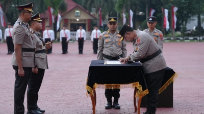 Kapolda Sumut : Bahwa Proses Sertijab Bagian Dari Dinamika Organisasi Polri Dalam Penyegaran Kinerja