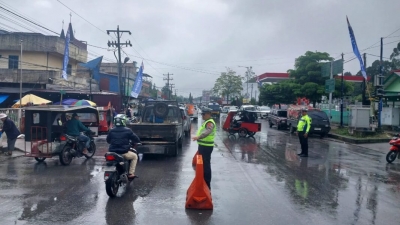 Personel Polda Sumut di Berapa Wilayah Buka Pos PAM dan Pos YAN, Gabungan Dalam Ops Ketupat Toba 2025.