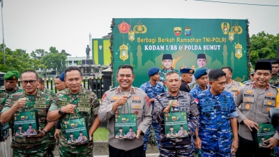 Berbagi Berkah TNI-Polri dengan Masyarakat kota Medan