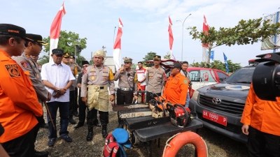 Kapolda Sumut Melakukan Peninjauan Pos PAM Idul Fitri 
