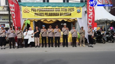 Kapolres AKBP Oloan Siahaan,SIK, MH Tinjau Pospam Ops Ketupat Toba 2025 di Kelambir Lima dan Marelan