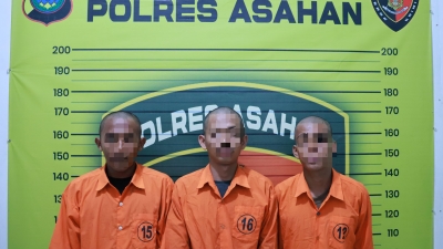 Polres Asahan Tangkap 3 Pelaku Geng Motor