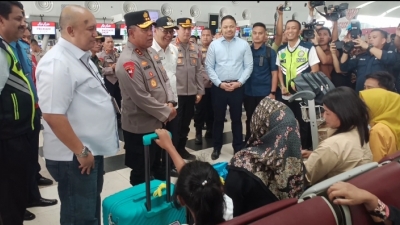 Kapolda Sumut Pantau Arus Balik Bandara Kualanamu dan Situasi Kamtibmas Sangat Kondusi