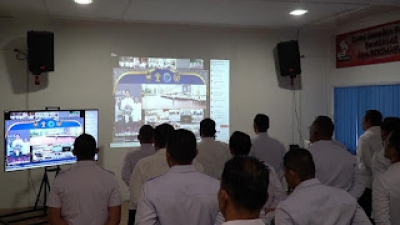Rutan Kelas 1 Medan Halal Bihalal Sama Menko Kumham Imipas, Dalam Amanatnya Penting Momen Idul Fitri Untuk Pererat Silaturahmi