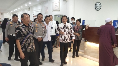 Dirlantas Polda Sumut Kunjungi Samsat Medan Selatan
