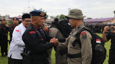 Dansat Brimob Kombes Pol Rantau Isnur Eka Berangkatkan Pejuang Spesialis