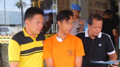 Usai Gasak Barang Berharga Pelaku Buruh Bangunan Itu Dapat Tiket Nginap di Sel Polresta Bandar Lampung