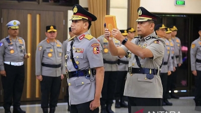 Kspolri Lantik Astamaops Kapolri Irjen Pol Akhmad Wiyagus Gantikan Komjen Pol Imam Sugianto