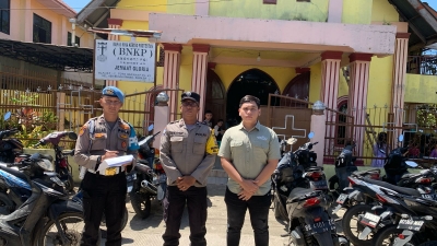 Polres Sibolga Pastikan Ibadah Jumat Agung Kondusif, Pengaman Patroli ke Gereja