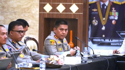 Kapolda Metro Gelar Rakor, Pastikan Peringatan Hari Buruh Berjalan Lancar Dan Aman