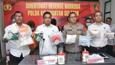 Wow! Jaringan Narkoba Terafiliasi Fredy Pratama Dibongkar Polri di Kalimantan Selatan