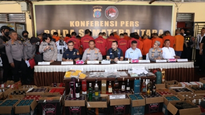 Gabungan Polda Sumut, Polres Siantar dan Simalungun Ungkap 101 Kasus Narkoba