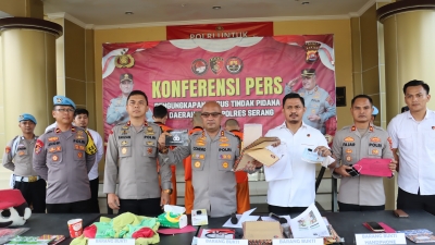 Sepekan Operasi Pekat Premanisme, Polres Serang Amankan 66 Preman