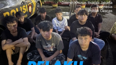 Polda Metro Jaya Amankan Kelompok Pemuda yang Diduga Hendak Tawuran Di Jakarta Timur