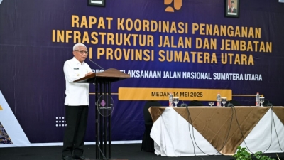Wagub Sumut Ajak Semua Pihak Pentingnya Kolaborasi Tangani Infrastruktur Jalan dan Jembatan