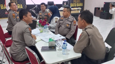 Mako Polres Batu Bara Dikunjungi Tim Suvervisi Dit Pam Obvit Polda Sumut Berikan Sosialisasi