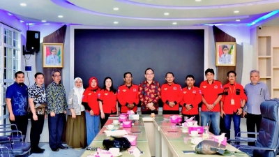 Audensi Menjalin Sinergitas DPW PWDPI Sumut Diterima Gubernur Sumatera Utara Bobby Afif Nasution