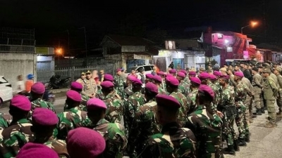 Apel Kesiapan Patroli Gabungan Dipimpin Kapolres Pelabuhan Belawan, AKBP Wahyudi Rahman