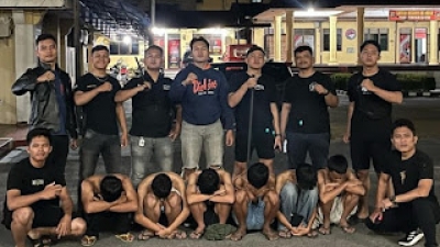 Tindaklanjut Laporan Masyarakat di Call Center 110, Polres Pematang Siantar Amankan Enam Remaja Tawuran