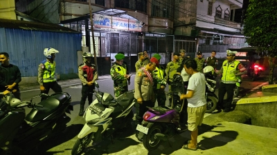 Cegah Aksi Premanisme Polres Sibolga Patroli Gabungan di Daerah Rawan Kejahatan