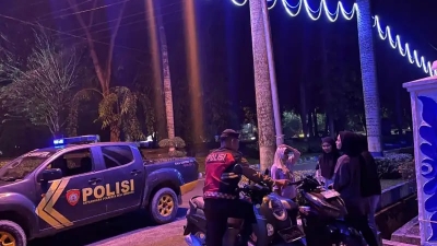 Ciptakan Suasana Kamtibmas Kondusif, Polresta Deli Serdang se- Jajaran Gelar Patroli Blue Light