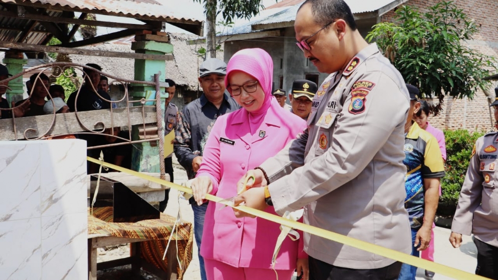 Polres Langkat Resmikan Sumur Bor 