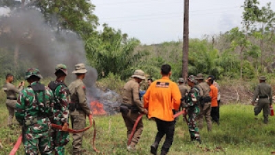 Brimob Polda Sumut Gelar Latihan Gabungan Perkuat Sinergitas dan Kesiapsiagaan Potensi Bencana Alam