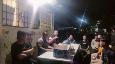 Sidak Pos Satkamling Kapolsek Sibolga Selatan Ajak Petugas Tingkatkan Kewaspadaan