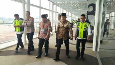 Polda Sumut Kawal Ketat Pemberangkatan Kembali 442 Jemaah Haji Dari Bandara Kualanamu Pasca Ancaman Bom