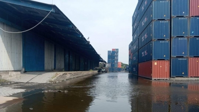 Bobroknya Fasilitas Depo Contener Milik PT. Pelindo Yang Berada di Belawan