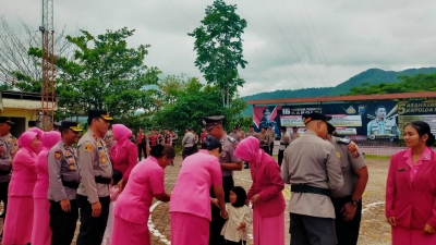 Kapolres Pakpak Bharat, Irup Kenaikan Pangkat 11 Personel Polres Pakpak Bharat