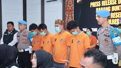 POLRES ASAHAN UNGKAP JARINGAN NARKOTIKA ANTAR PROVINSI DAN MUSNAHKAN BARANG BUKTI SABU SEBERAT 31,5 KG