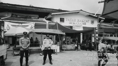 Stabilitas Keamanan Yang Kondusif di Tengah Masyarakat Jadi Prioritas Utama Polsek Sukaramai