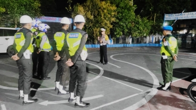Pastikan Kota Sibolga Kondusif, Satlantas Polres Sibolga Razia Knalpot Brong