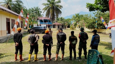 Sat Brimob Yon C Pelopor Polda Sumut Tunjukkan Respons Cepat dan Sigap Bencana Kebakaran Hutan dan Lahan di Padang Lawas