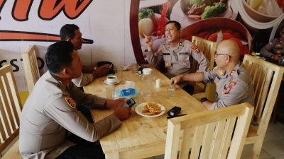Atensi Kapolres Pakpak Bharat, Ajak Seluruh PJU Untuk Coffee Morning Guna Penyegaran