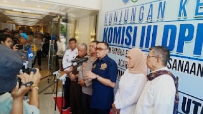 Komisi III DPR RI Berikan Apresiasi Langkah Tegas Polda Sumut Dalam Upaya Penegakan Hukum Narkotika