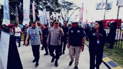 Kompolnas RI dan Astamaops Polri Pantau Langsung Pengamanan F1H20 2025 di Toba