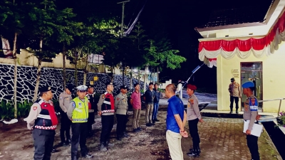 Polres Pakpak Bharat Lakukan Patroli Gabungan TNI Dalam Antisipasi Gangguan Kamtibmas