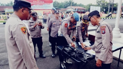 Polresta Deli Serdang Lakukan Pengecekan Senjata Api Personel Sebagai Bagian Dari Penegakan Disiplin