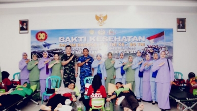 Ultah TNI ke 80 Kodim 0612/ Tasikmalaya Gelar Bakti Sosial Donor Darah, Periksa Kesehatan dan Khitanan Massal Gratis
