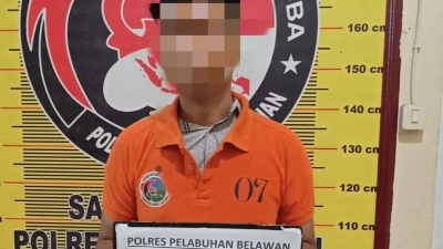 Polres Pelabuhan Belawan Amankan 5 Pengguna Narkoba Saat Penyisiran Lokasi Rawan Tawuran
