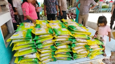 Polres Simalungun Salurkan 10 Ton Beras Murah untuk Masyarakat, Harga Cuma Rp 58 Ribu per 5 Kg