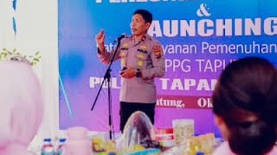 Wakapolda Sumut Komitmen Dukung Program Nasional Kualitas Gizi Anak Bangsa, Resmikan Dapur SPPG Polres Tàput
