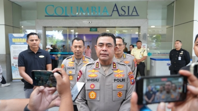 Kapolda Sumut Jenguk Korban Laka Lantas, Sampaikan Keprihatinan Dan Doa untuk Kesembuhan