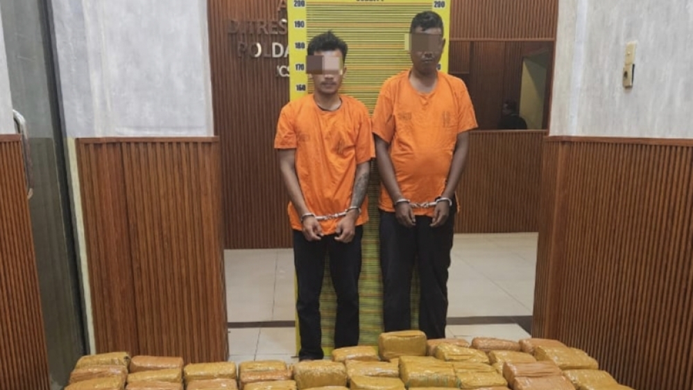Ditresnarkoba Polda Sumut Gagalkan Peredaran 255 Kg Ganja Asal Aceh, Dua Kurir Ditangkap