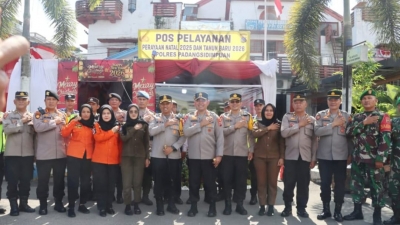 Kapolda Sumut Kunker di Kota Padang Sidempuan,  Cek Kesiapan Pospam dan Posyan, Operasi Lilin Toba 2025